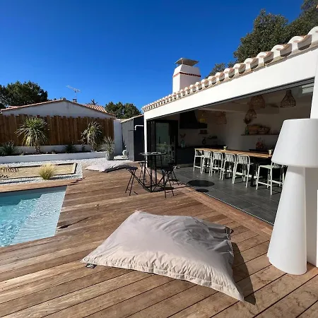 Villa La Bosse Ile De Noirmoutier Pour 10 Personnes