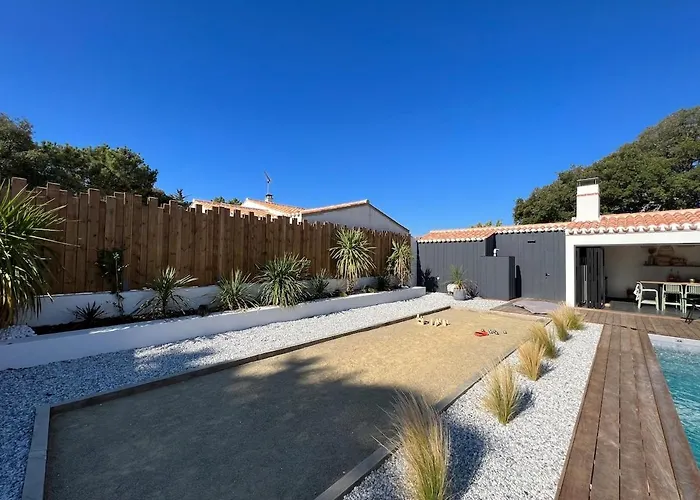 Villa La Bosse Ile De Noirmoutier Pour 10 Personnes *